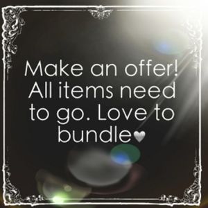 Reasonable offers are welcome